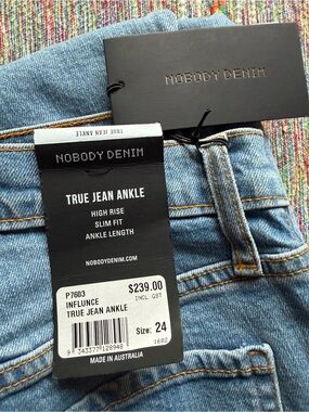 Nobody Denim True Jean Ankle - Light Blue Wash